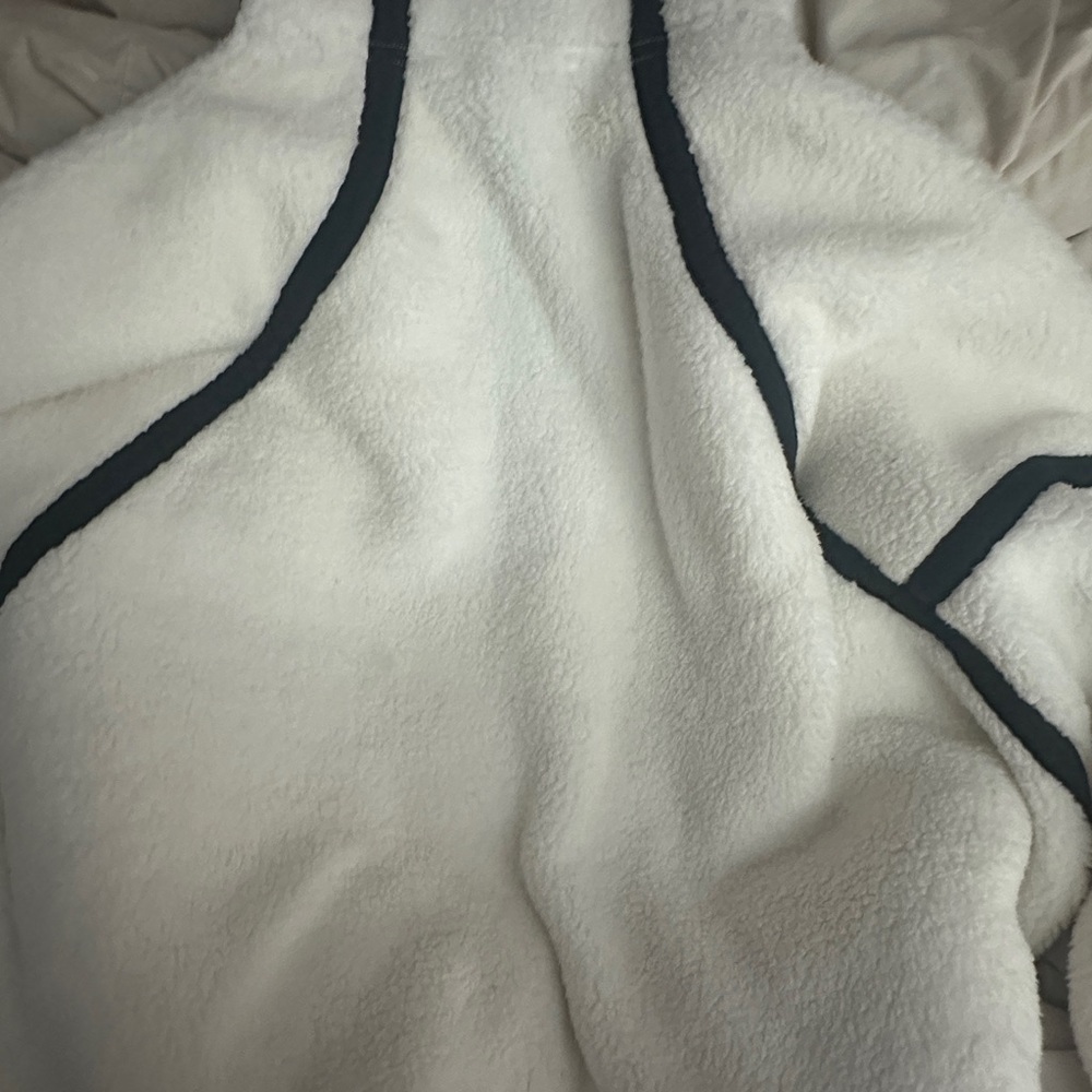 Free People Mountain High 1/2 Zip in White Combo - Picture 4 of 5